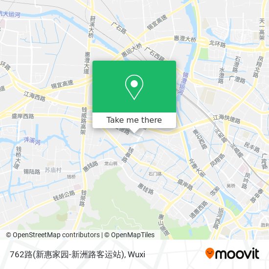 762路(新惠家园-新洲路客运站) map