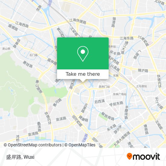 盛岸路 map