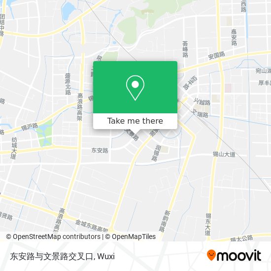 东安路与文景路交叉口 map