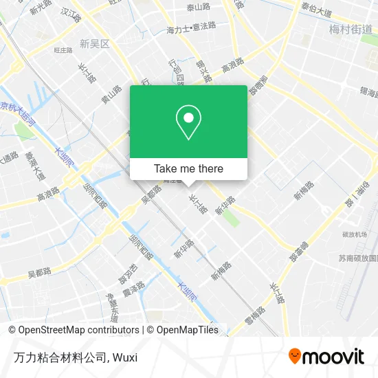 万力粘合材料公司 map