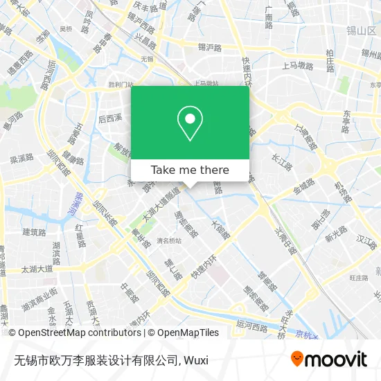 无锡市欧万李服装设计有限公司 map