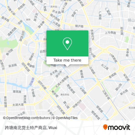 跨塘南北货土特产商店 map