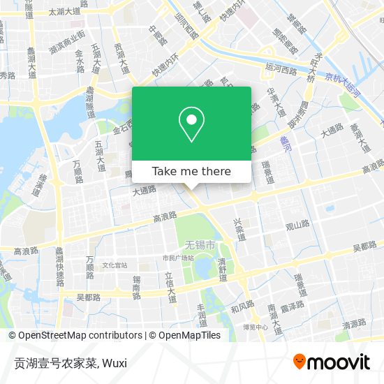 贡湖壹号农家菜 map
