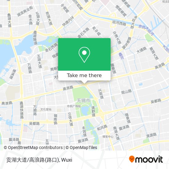 贡湖大道/高浪路(路口) map