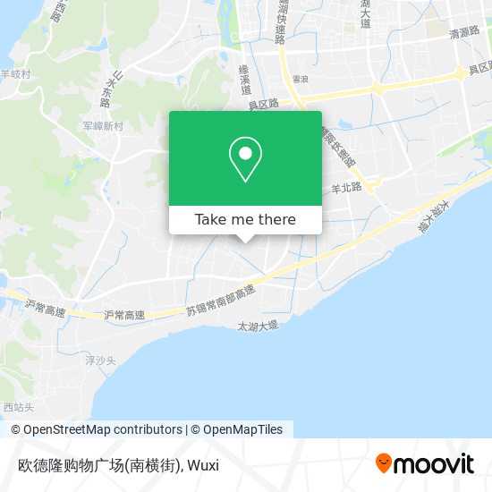 欧德隆购物广场(南横街) map