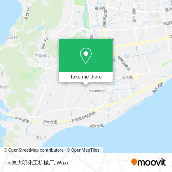 南泉大明化工机械厂 map