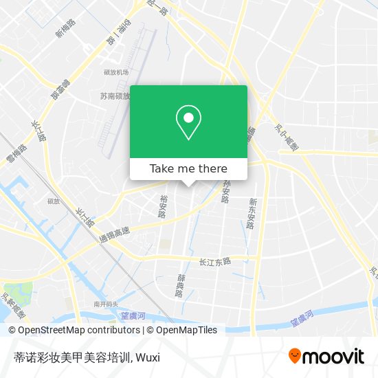 蒂诺彩妆美甲美容培训 map