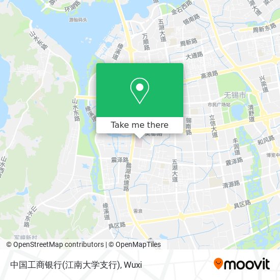 中国工商银行(江南大学支行) map