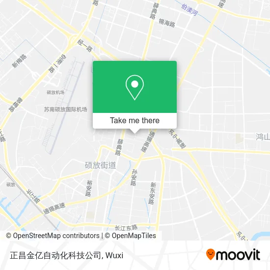 正昌金亿自动化科技公司 map