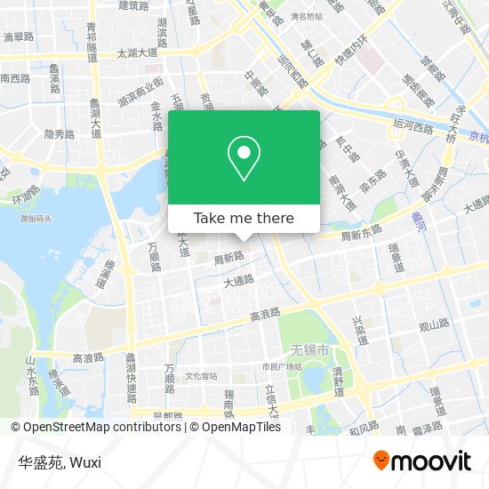 华盛苑 map