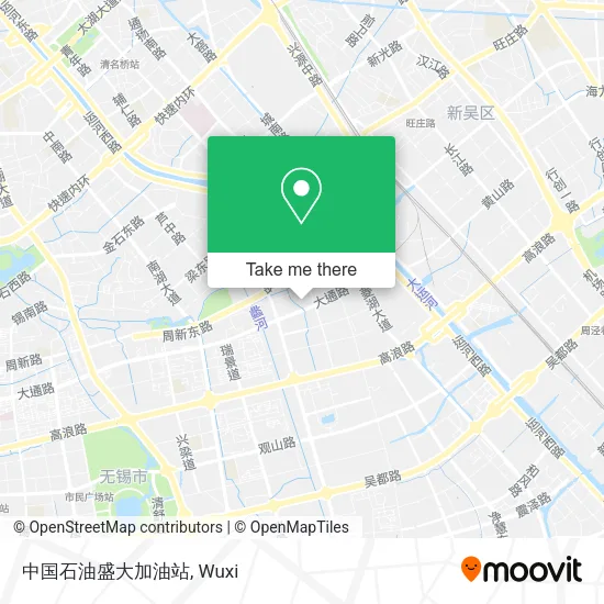 中国石油盛大加油站 map