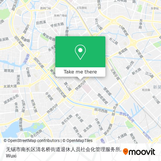 无锡市南长区清名桥街道退休人员社会化管理服务所 map