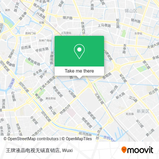 王牌液晶电视无锡直销店 map