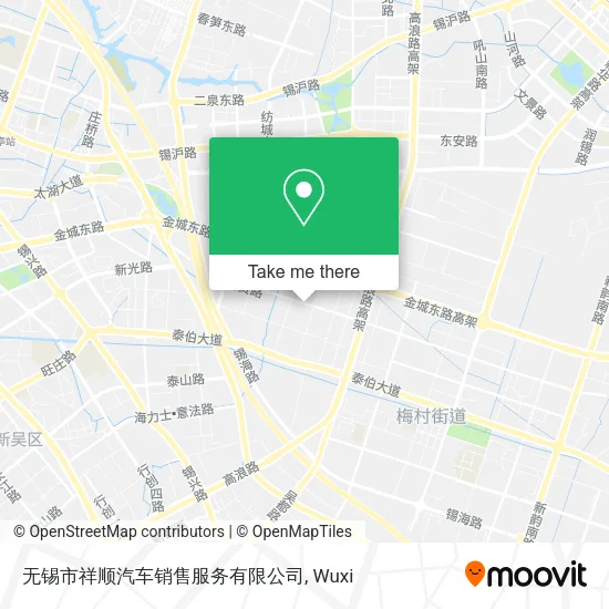 无锡市祥顺汽车销售服务有限公司 map
