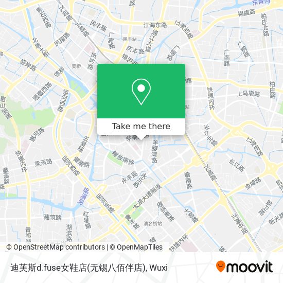 迪芙斯d.fuse女鞋店(无锡八佰伴店) map