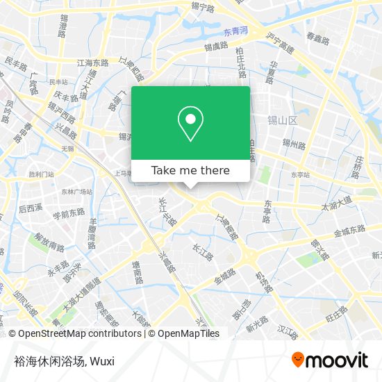 裕海休闲浴场 map