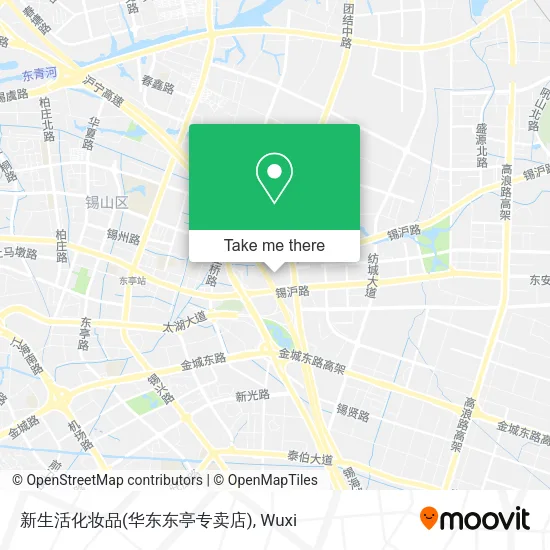新生活化妆品(华东东亭专卖店) map