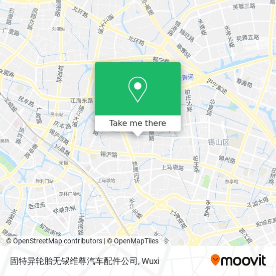 固特异轮胎无锡维尊汽车配件公司 map