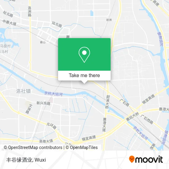 丰谷缘酒业 map