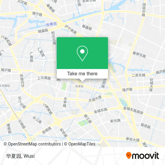 华夏园 map