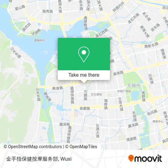 金手指保健按摩服务部 map