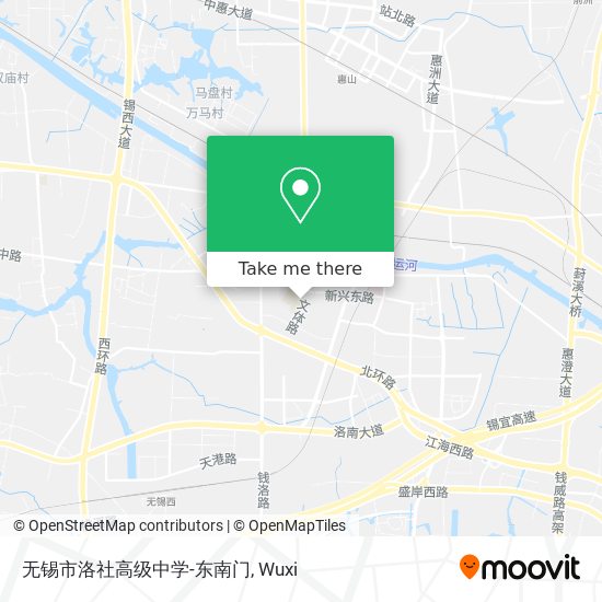 无锡市洛社高级中学-东南门 map