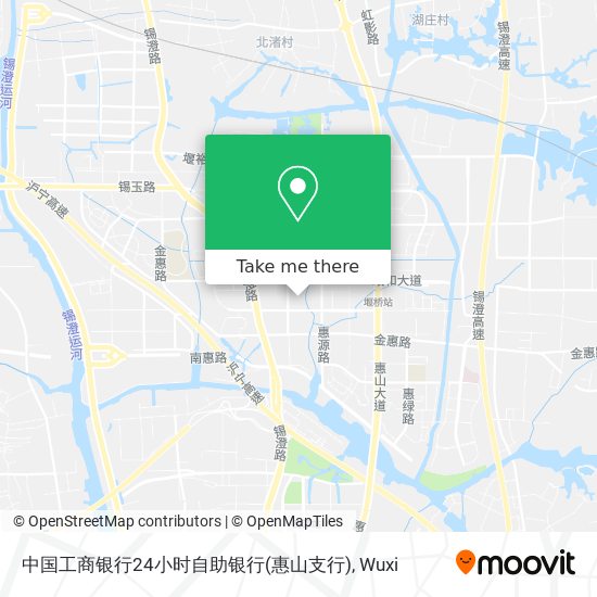 中国工商银行24小时自助银行(惠山支行) map
