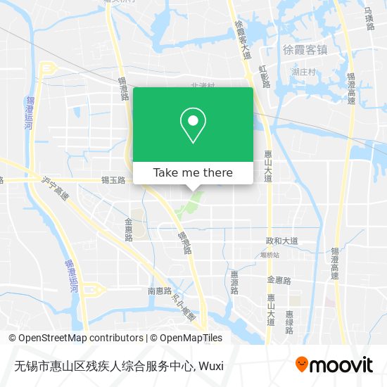 无锡市惠山区残疾人综合服务中心 map