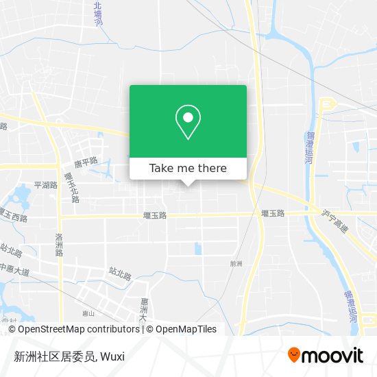 新洲社区居委员 map