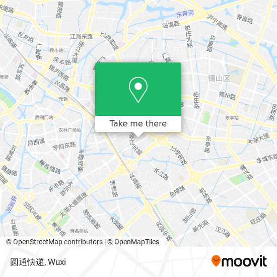 圆通快递 map