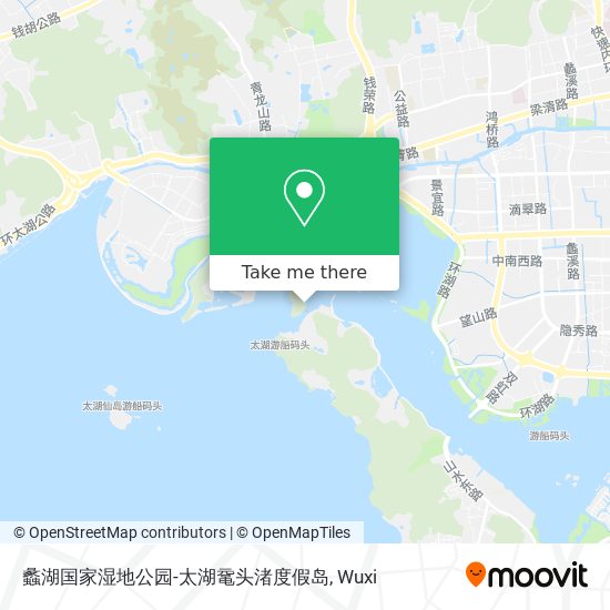 蠡湖国家湿地公园-太湖鼋头渚度假岛 map