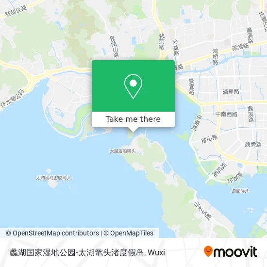 蠡湖国家湿地公园-太湖鼋头渚度假岛 map