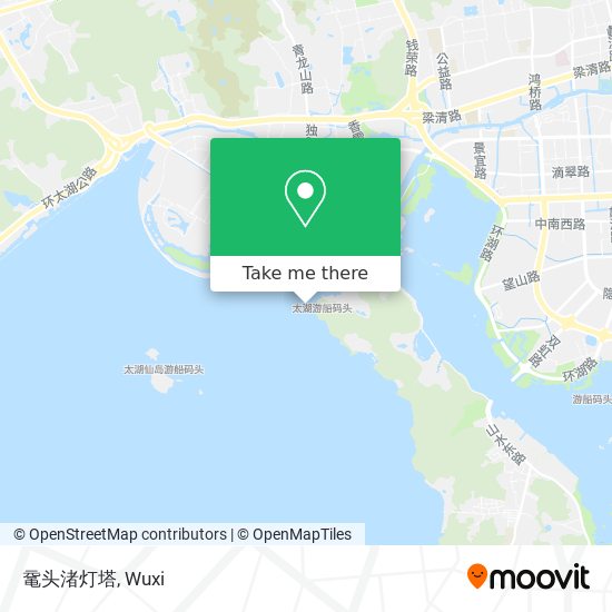 鼋头渚灯塔 map