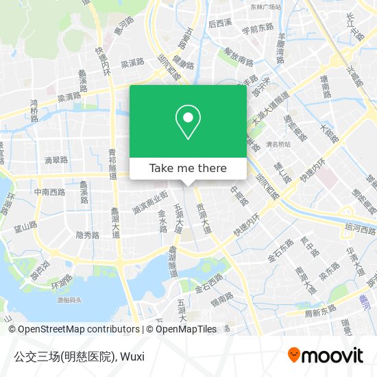 公交三场(明慈医院) map