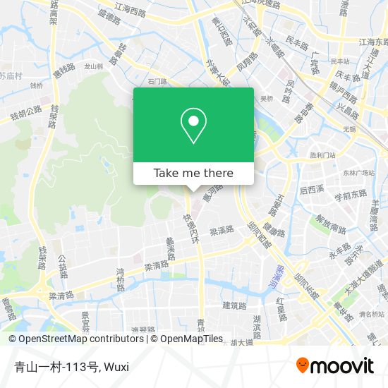青山一村-113号 map