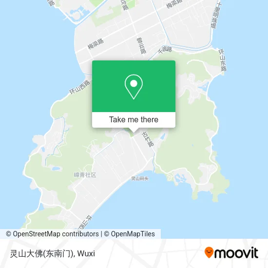 灵山大佛(东南门) map