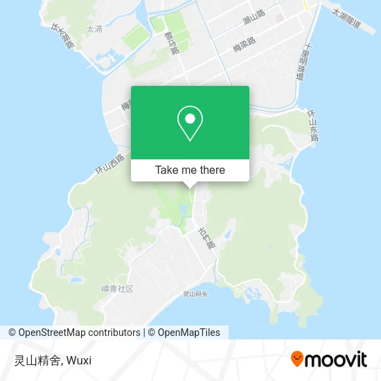 灵山精舍 map