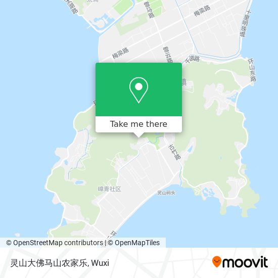 灵山大佛马山农家乐 map