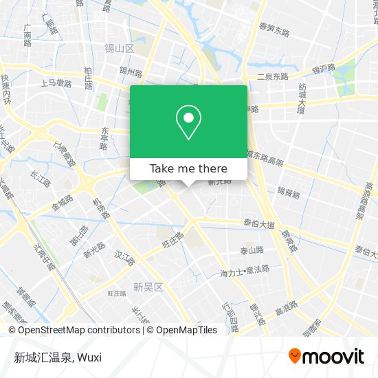 新城汇温泉 map