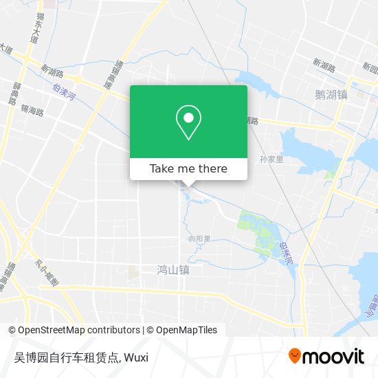 吴博园自行车租赁点 map