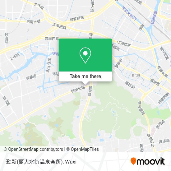 勤新(丽人水街温泉会所) map