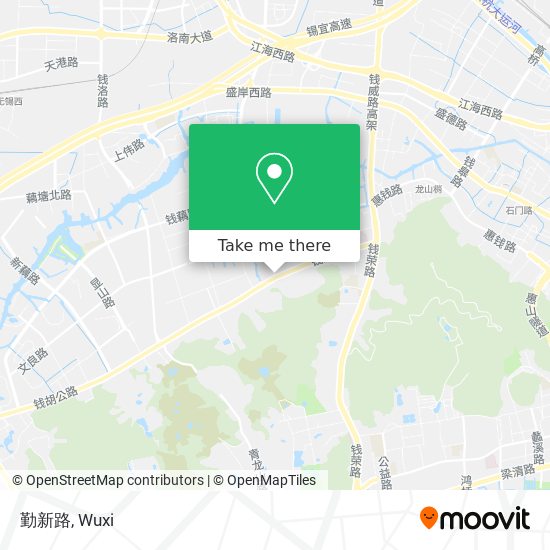 勤新路 map