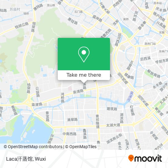 Laca汗蒸馆 map