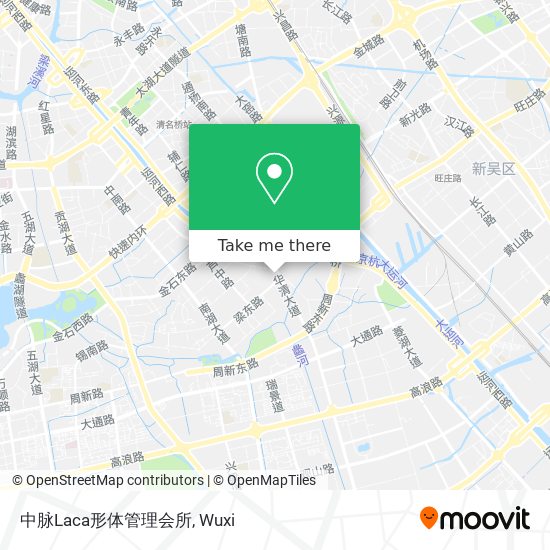 中脉Laca形体管理会所 map