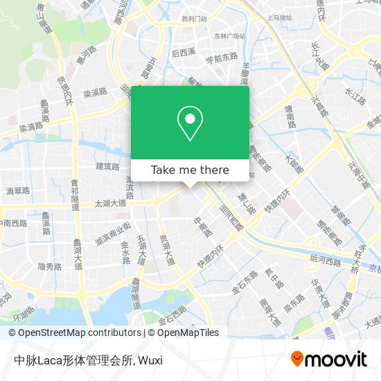 中脉Laca形体管理会所 map