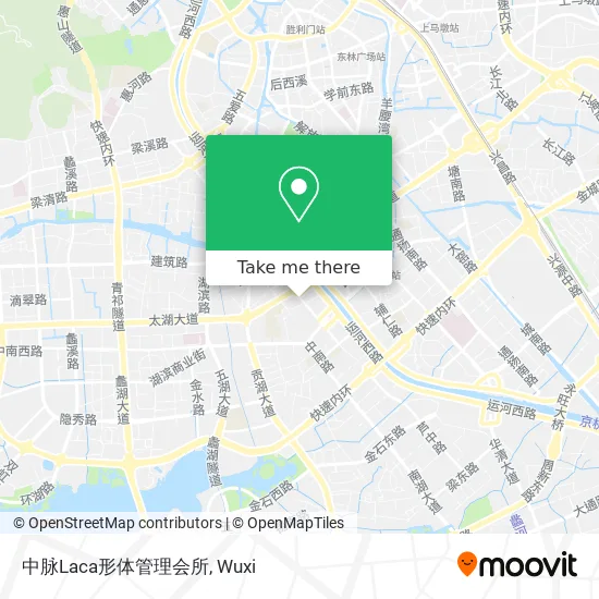 中脉Laca形体管理会所 map