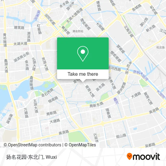 扬名花园-东北门 map