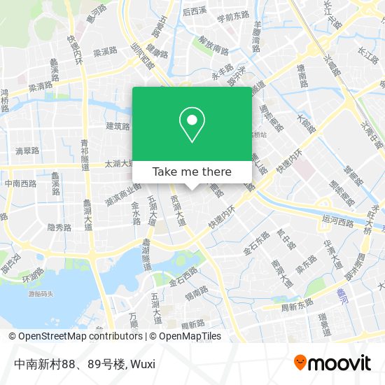 中南新村88、89号楼 map