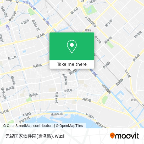 无锡国家软件园(震泽路) map