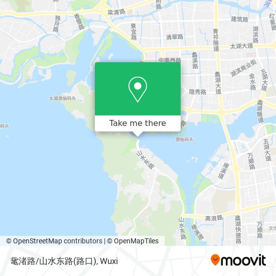 鼋渚路/山水东路(路口) map